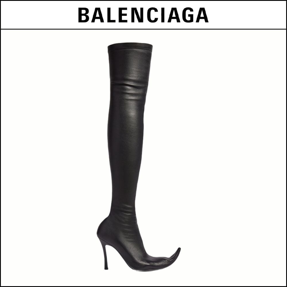 【BALENCIAGA】Poulaine Boots Black