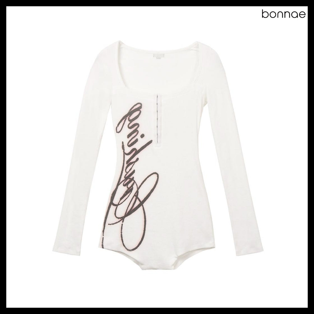 【Bonnae】Bonnae Bodysuit 2 Colors