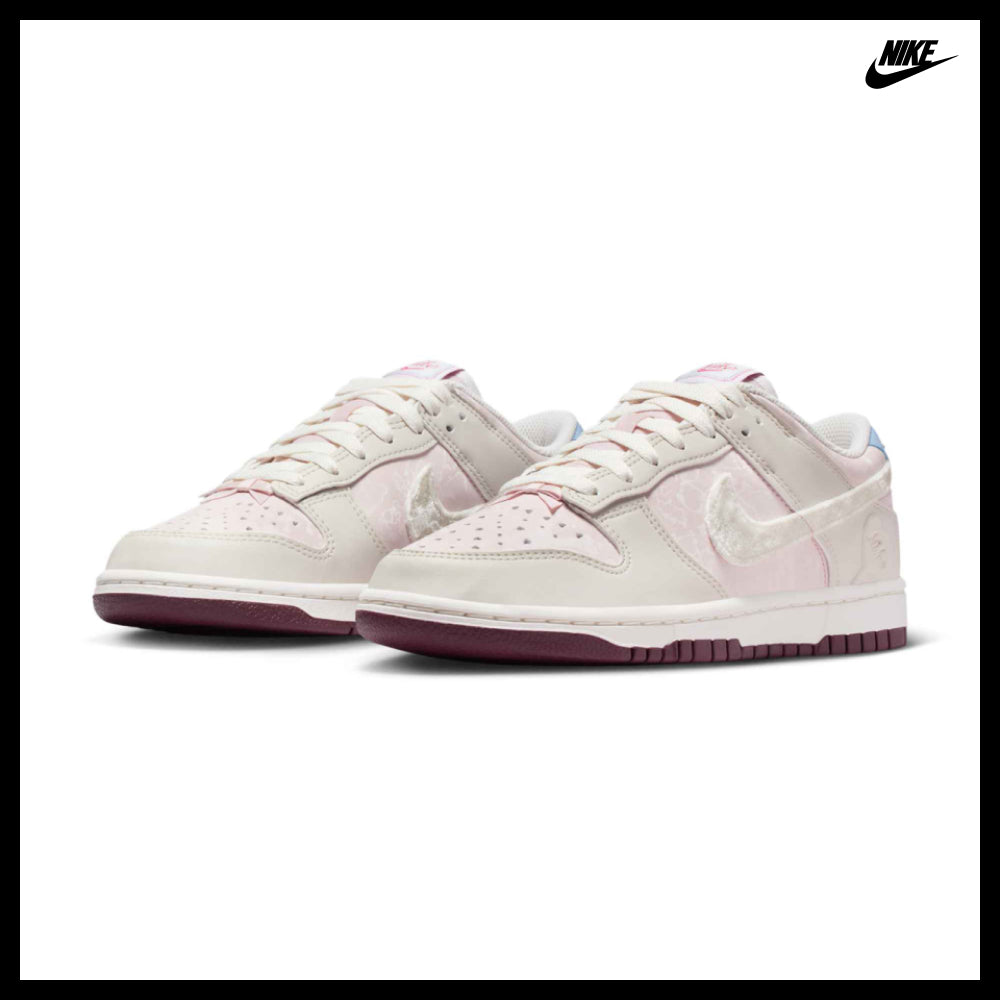 【NIKE】Dunk Low W Silt Red Light Bone Burgundy Crush