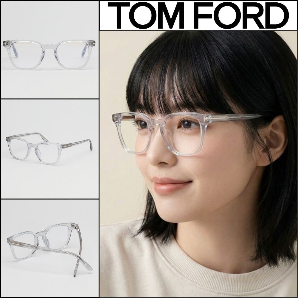 【TOM FORD】Horn-Rimmed Eyeglasses Blue Light Blocking