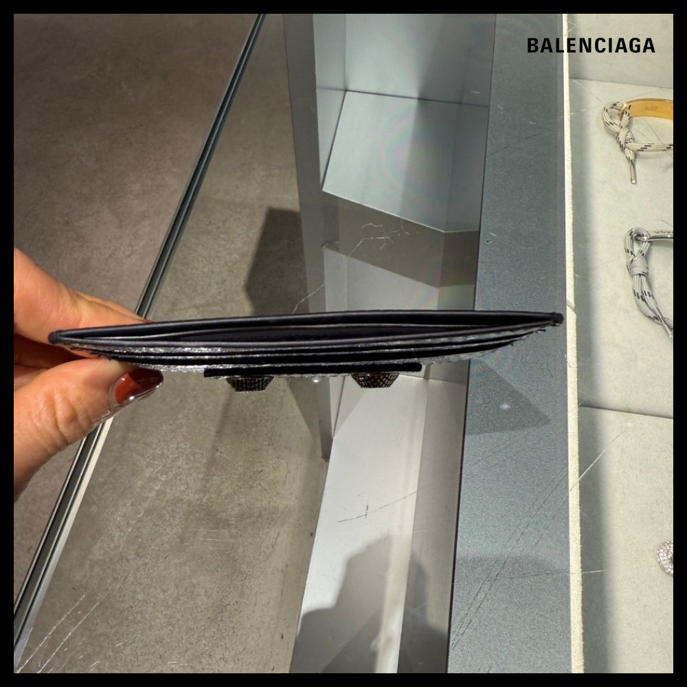 【BALENCIAGA】Le Cagole Card Holder Wallet Black