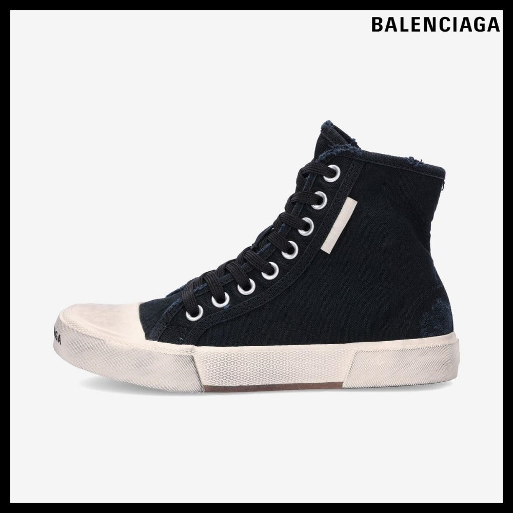 【BALENCIAGA】Paris High Top Sneakers Black