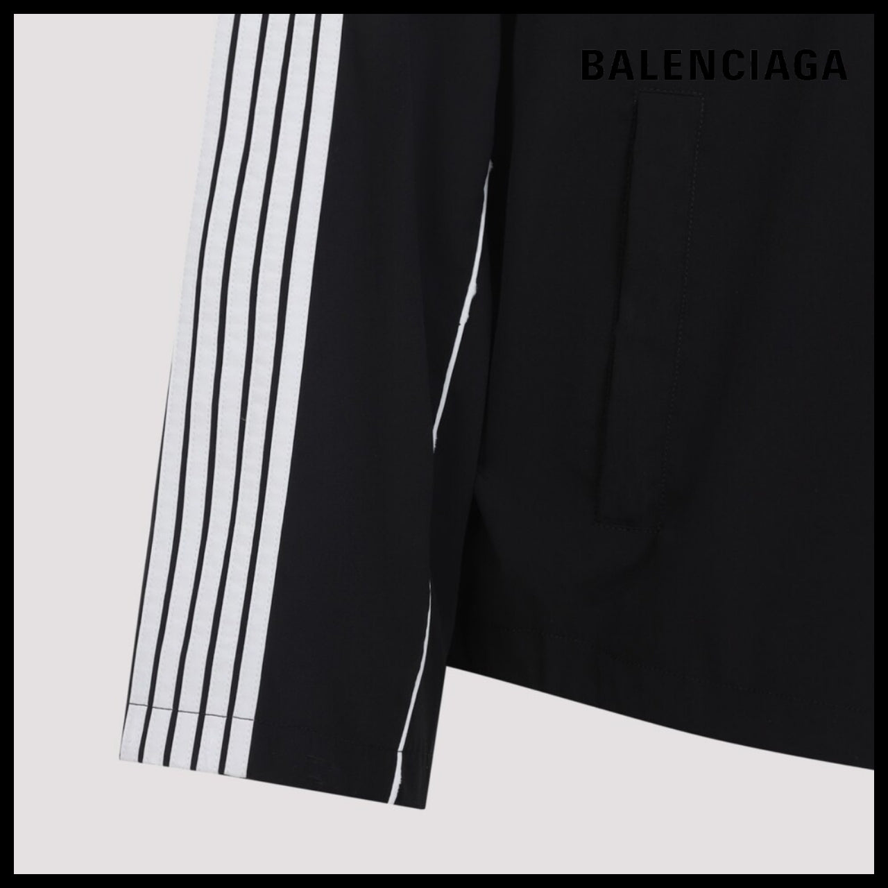 【BALENCIAGA】Large Tracksuit Jacket Black