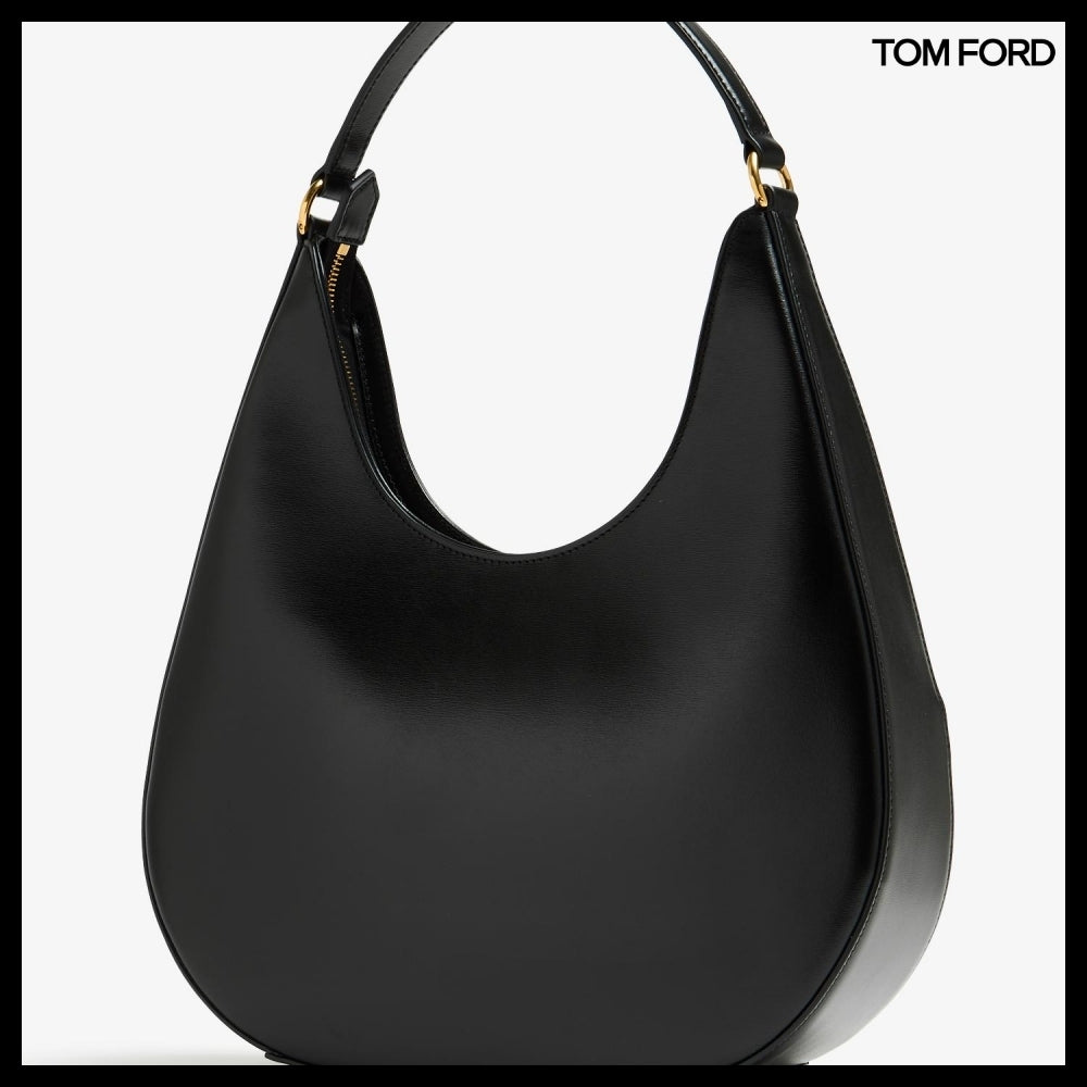 【TOM FORD】SMOOTH LEATHER HOBO BAG