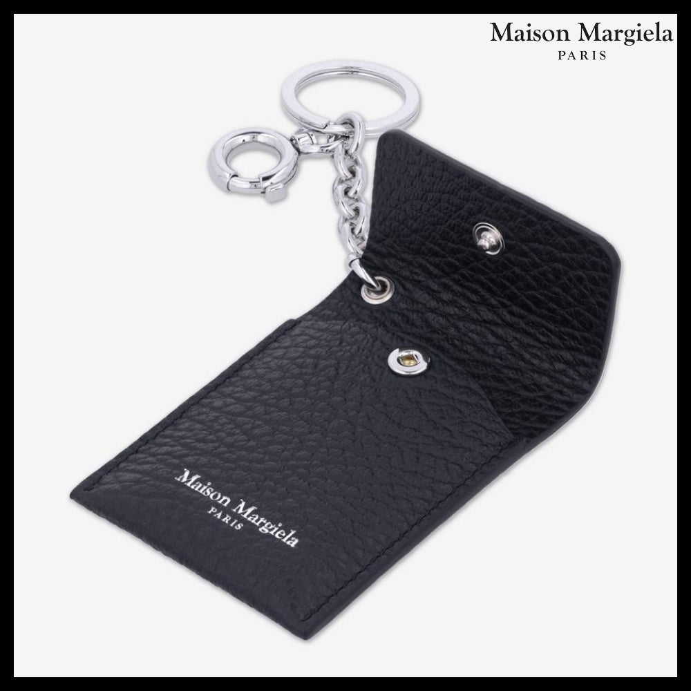 【Maison Margiela】Logo Mirror Keyring - Black