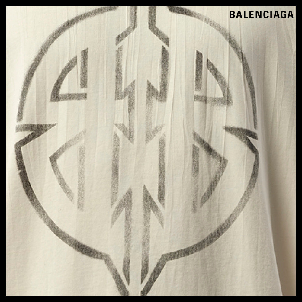 【BALENCIAGA】Metal BB Stencil T-Shirt Oversized