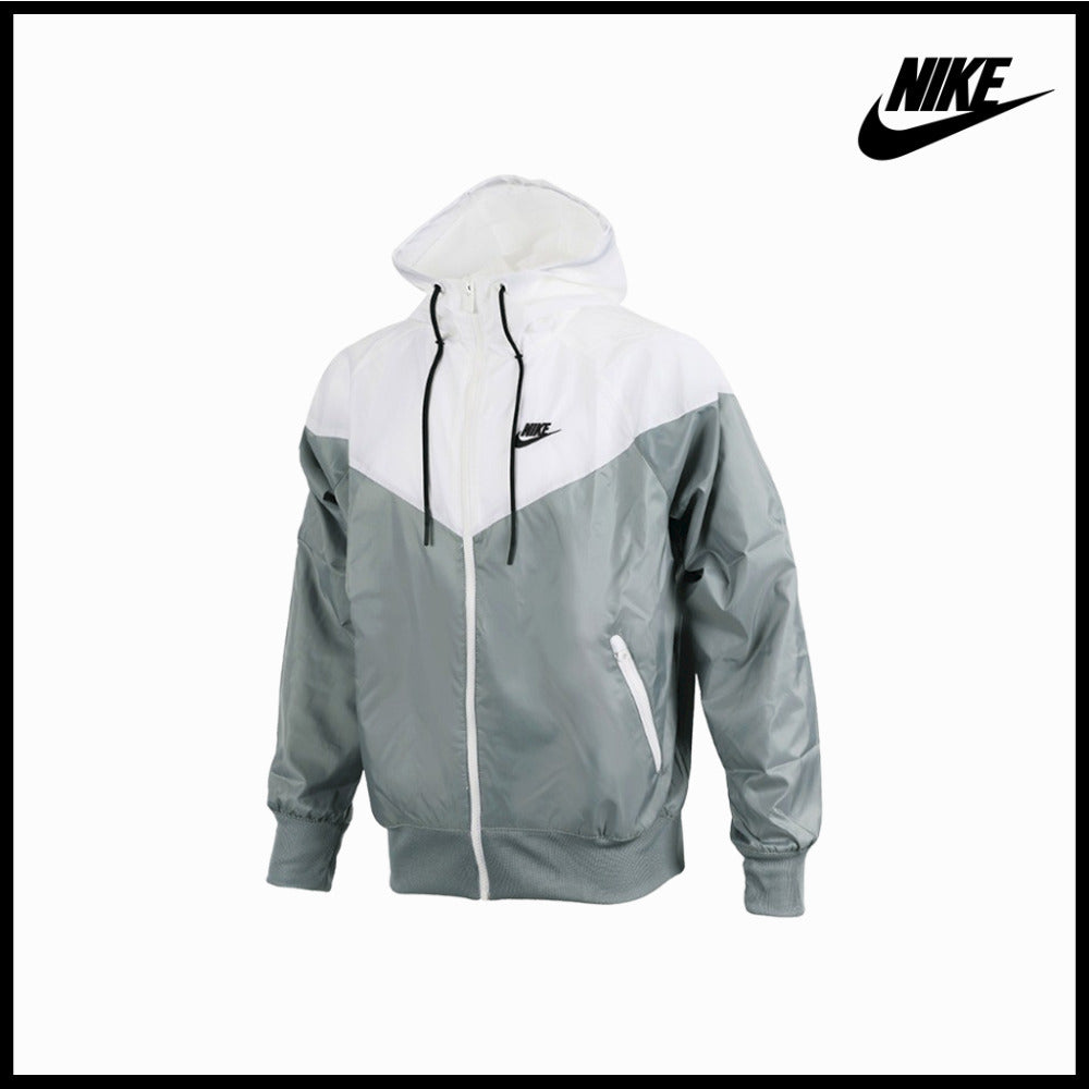 【NIKE】Sportswear Woven Windrunner Hoodie Jacket Grey