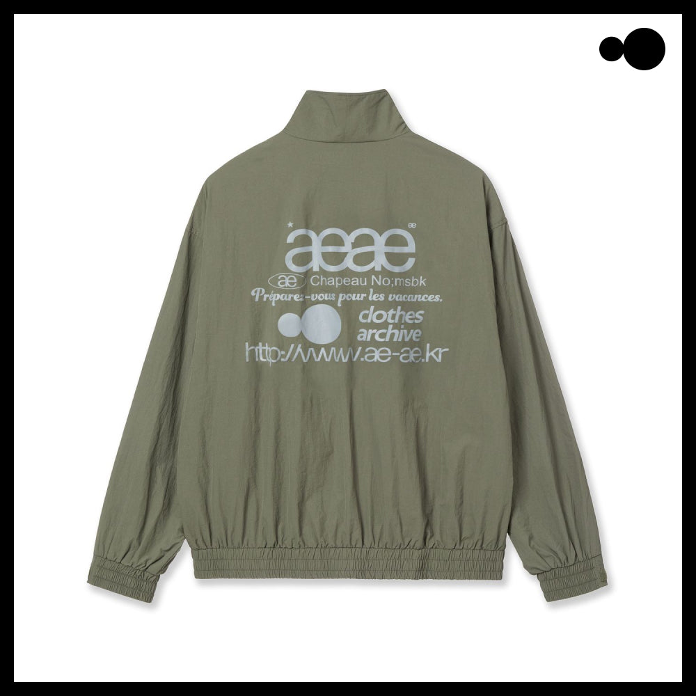 【AEAE】WEB ロゴ チーム ジャケット カーキ