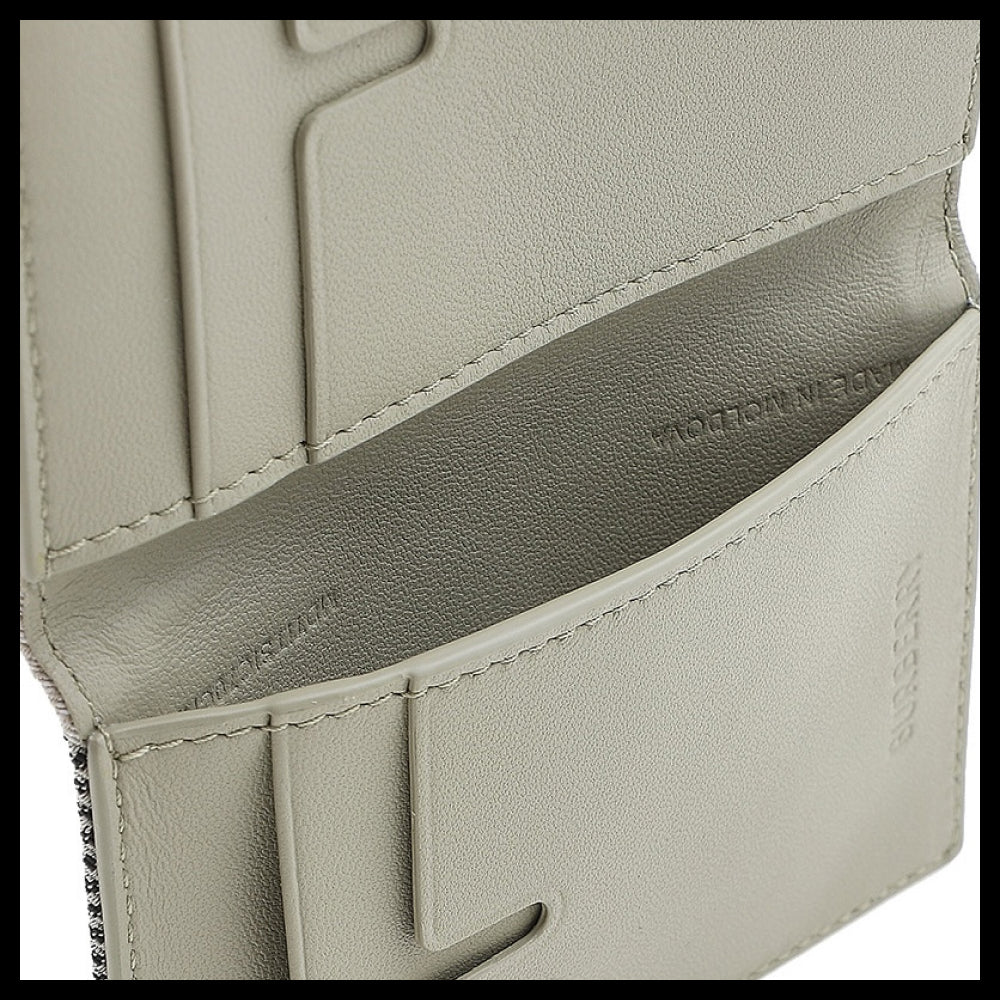 【Burberry】Men's Check Folding Card Wallet Classic Check