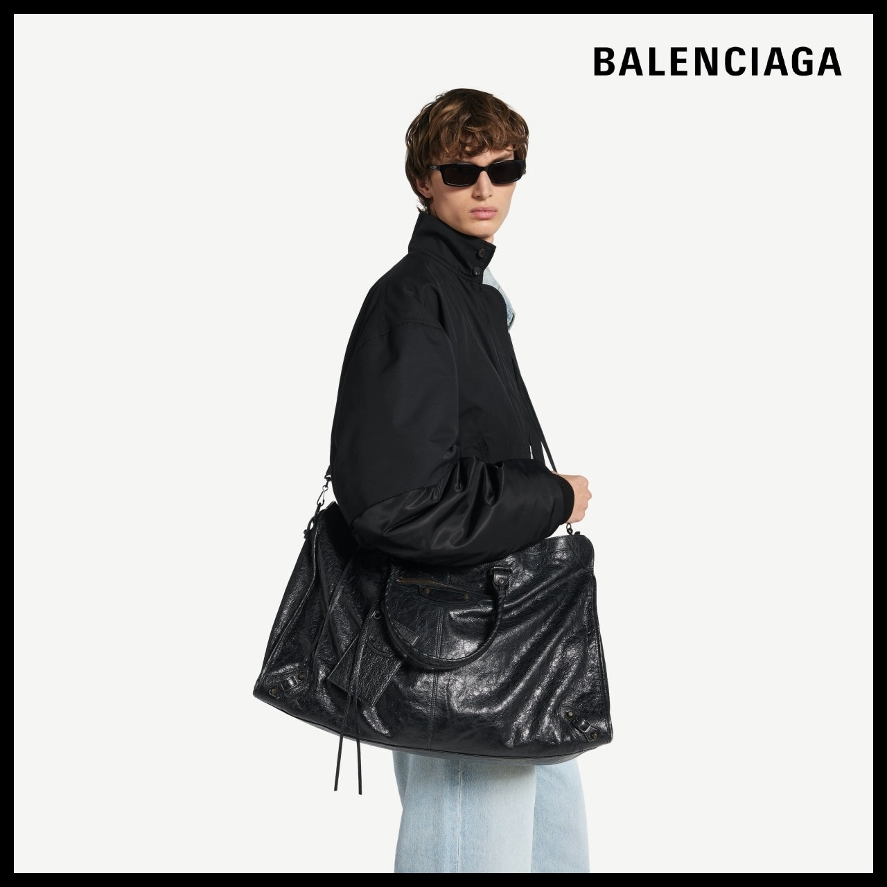 【BALENCIAGA】Le City Travel Bag Black