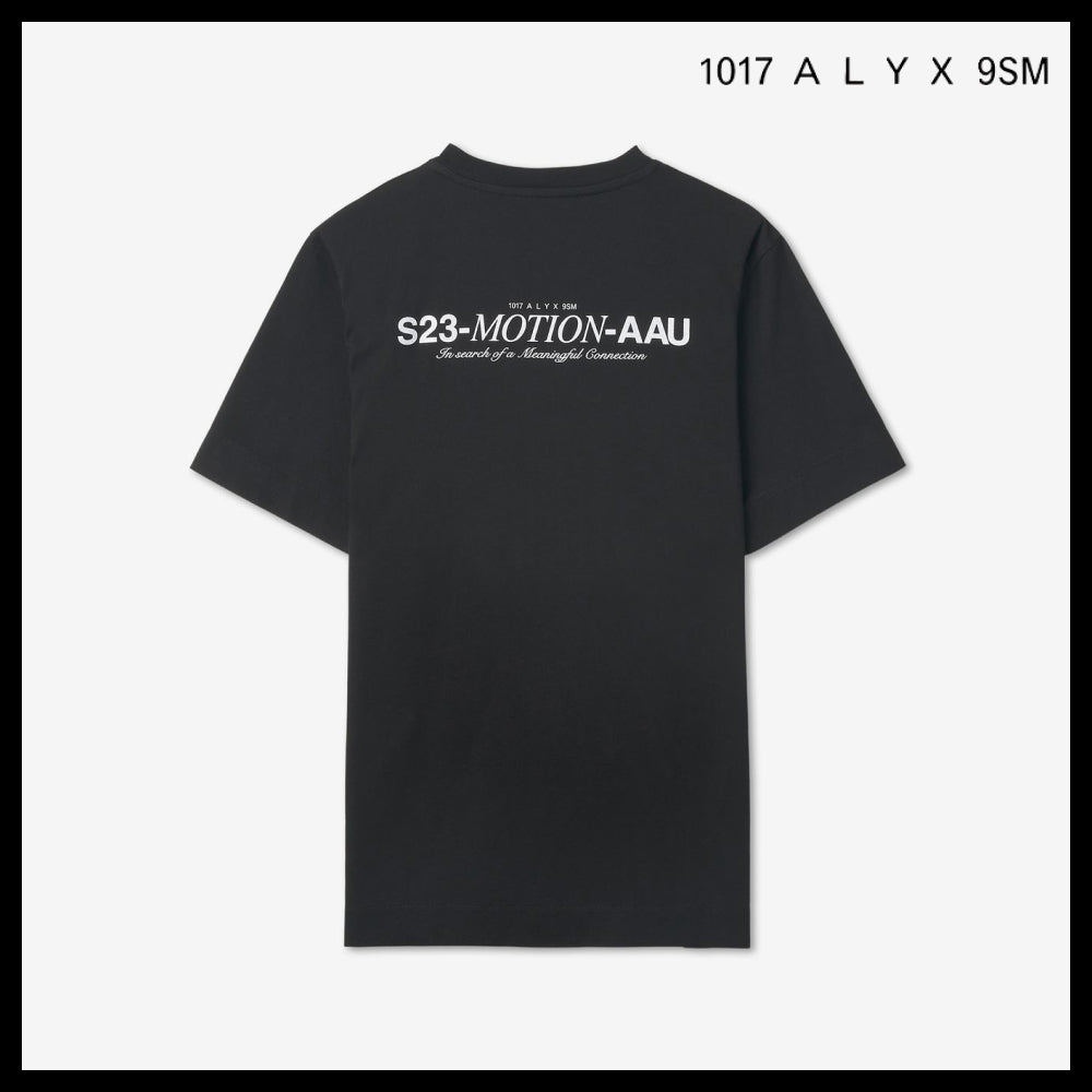 【ALYX】Front Logo Short Sleeve T-shirt Black