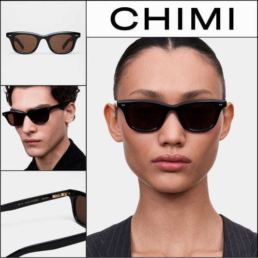 ◆CHIMI◆ サングラス Sunglasses Black 軽量