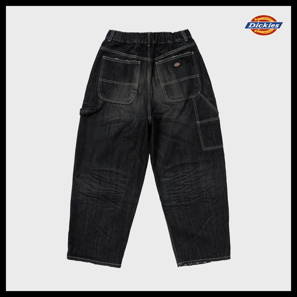 【Dickies 】Double Knee Washed Denim Pants - 2 Colors