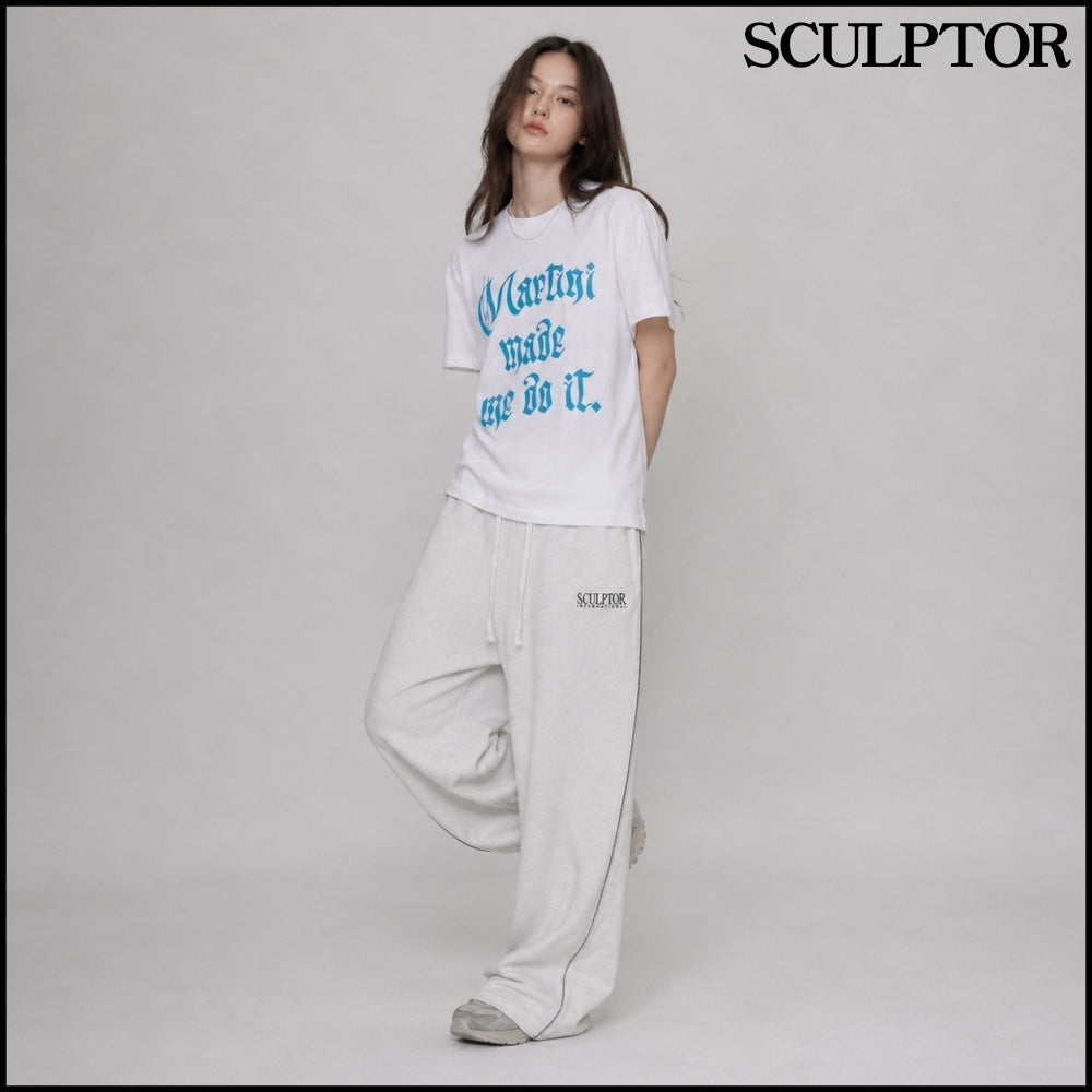 【SCULPTOR】MARTINI MADE ME DO IT TEE 3 COLORS