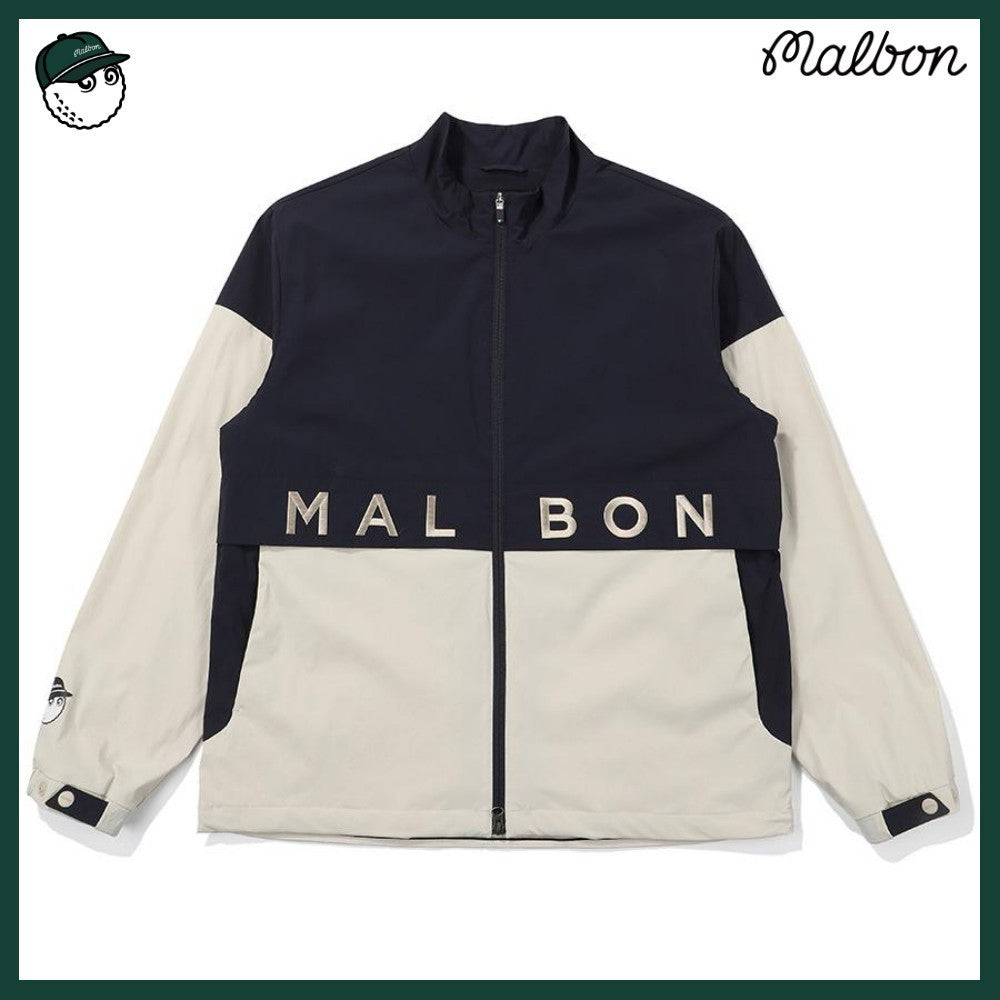 【MALBON GOLF】 COLOR BLOCK JACKET MAN 4COLORS