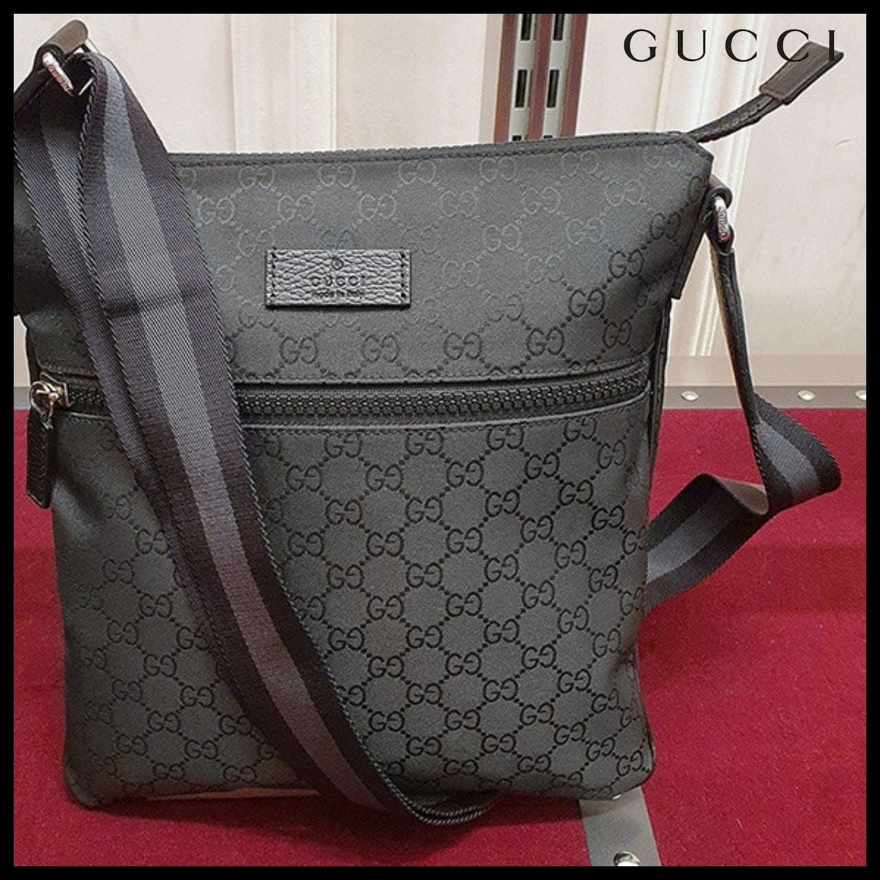 【GUCCI 】Micro Shima Medium Crossbody Bag