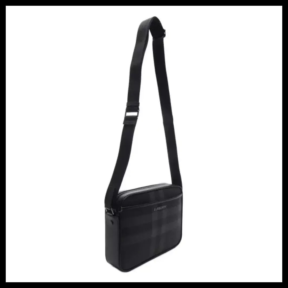 【Burberry】Men's Muswell Crossbody Bag Charcoal Casual