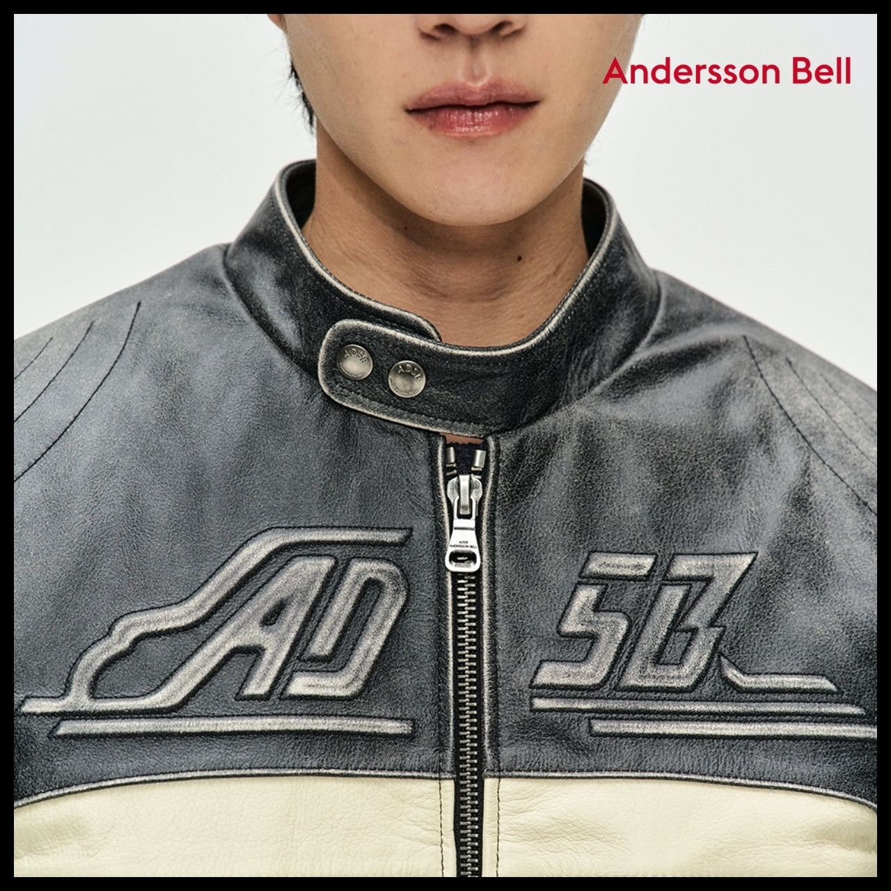 【ANDERSSON BELL】Racing Leather Jacket (2 Colors)