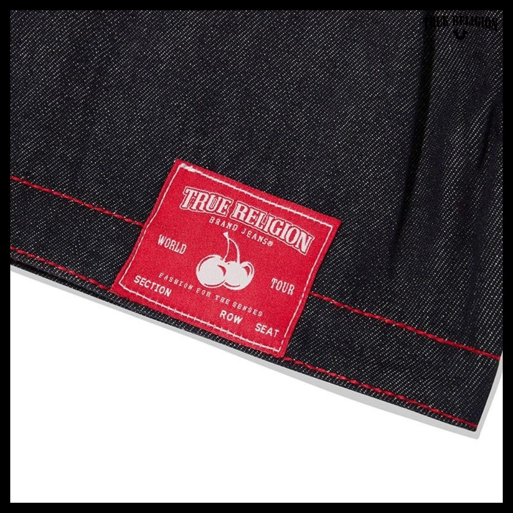 【TRUE RELIGION x KIRSH】Stitch Point Denim Crop Jacket