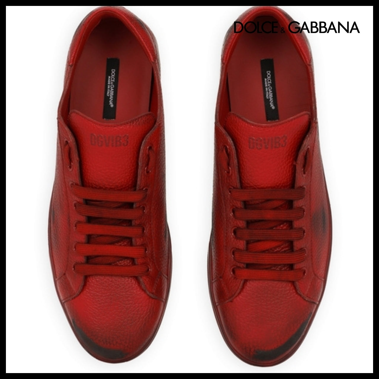 【Dolce & Gabbana】SAINT TROPEZ DEERSKIN SNEAKERS