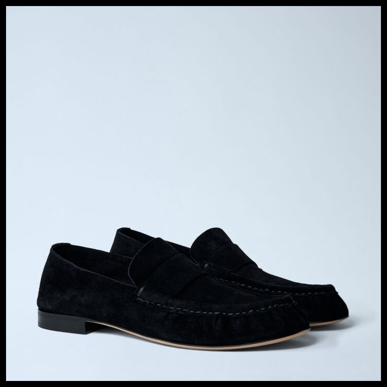 【THE ROW】Suede Loafers