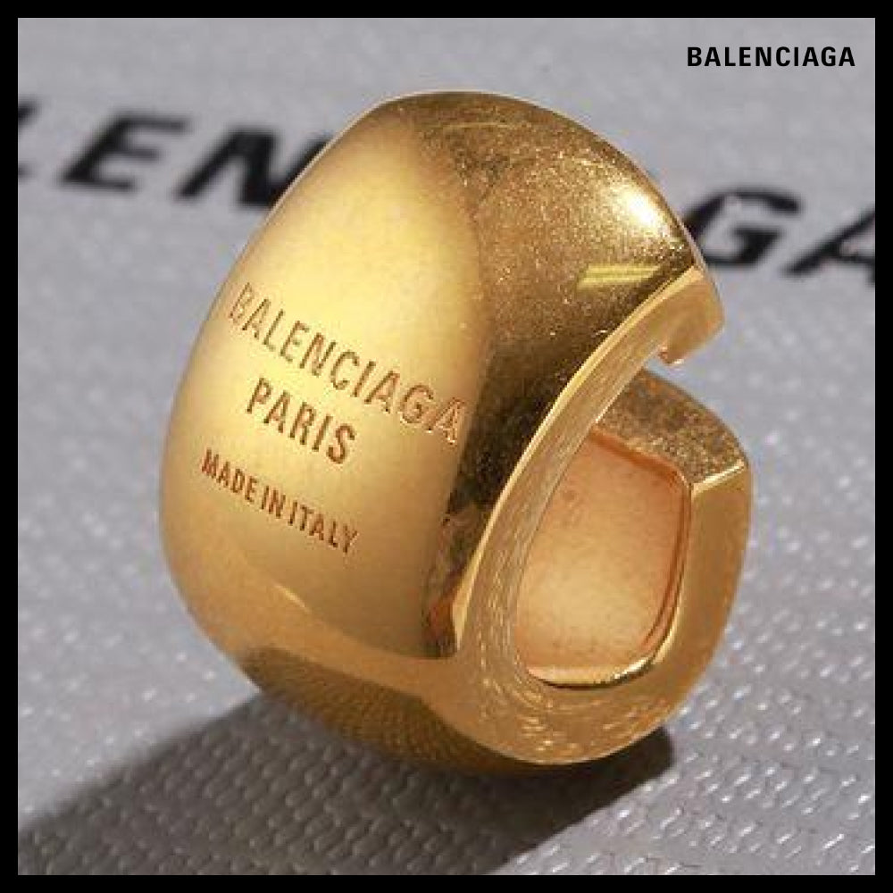 ★BALENCIAGAアウトレット セール ★Plated Ear Cuff Gold