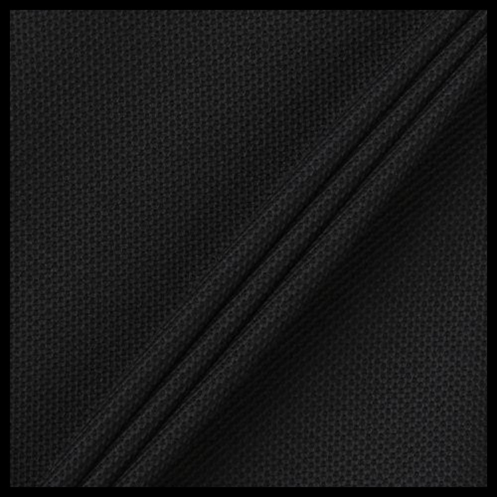 【Burberry】Check Collar Long Sleeve T Shirt Black