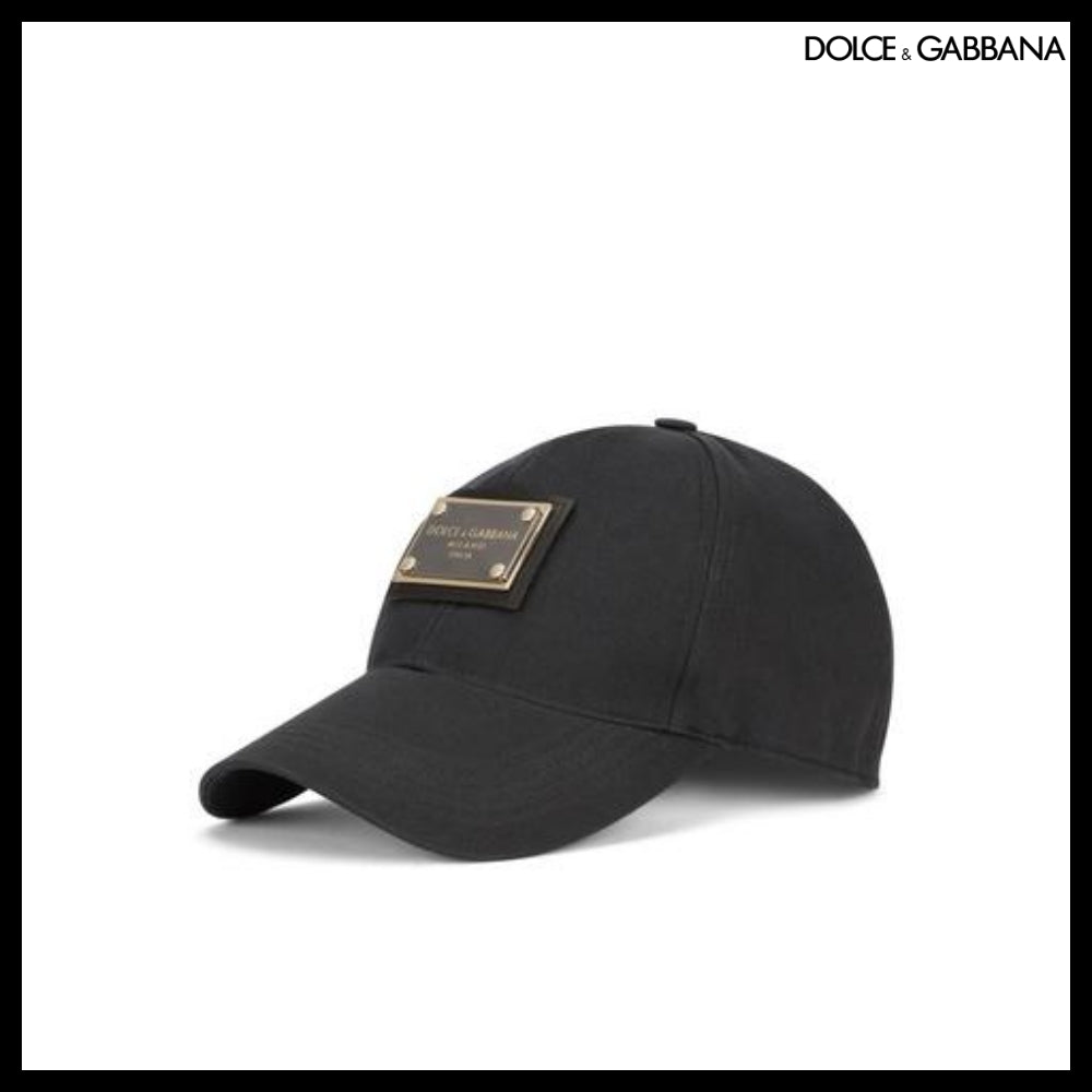 【Dolce&Gabbana】BASEBALL CAP BRANDED PLATE