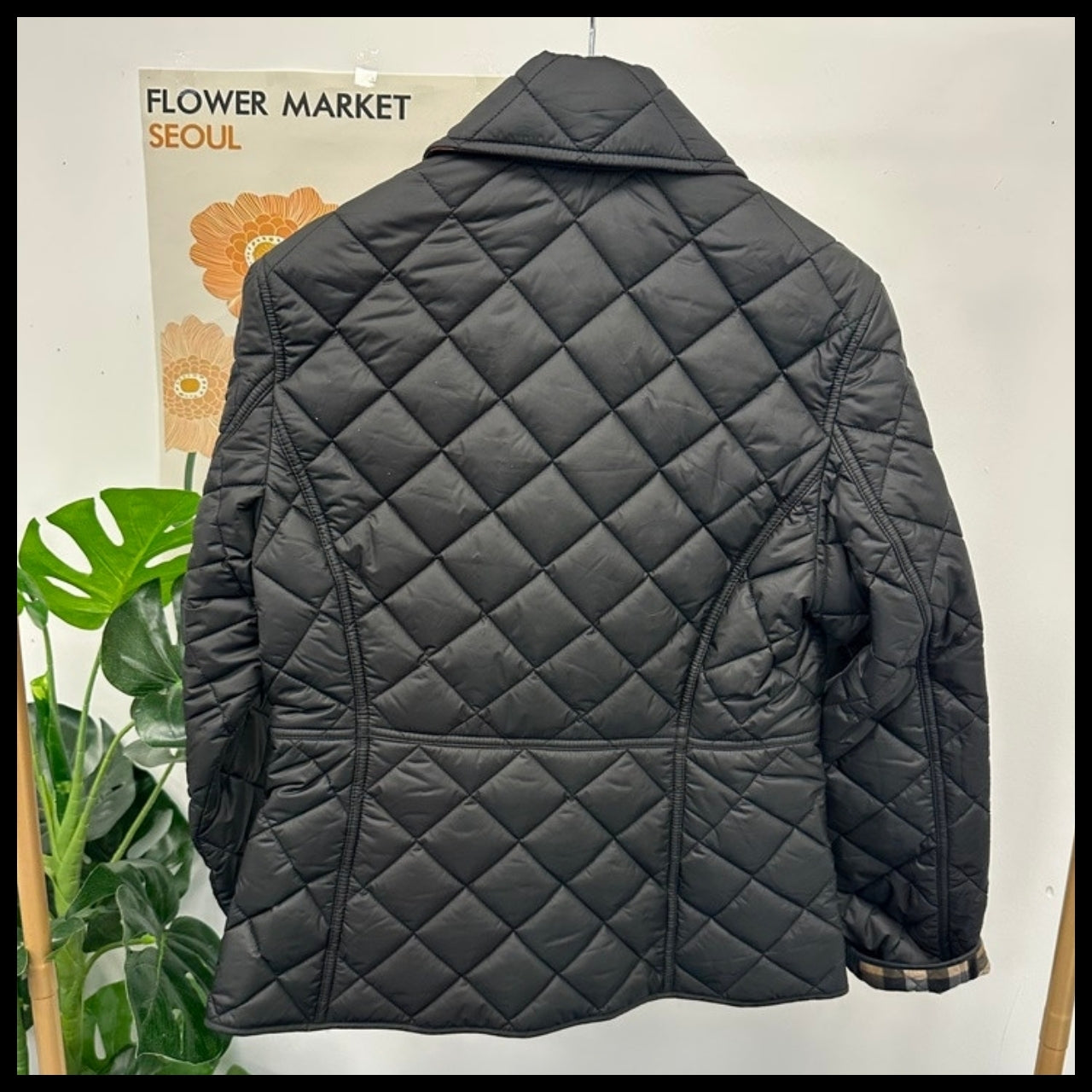 【BURBERRY】CAWTHORNE Quilted Jacket Black