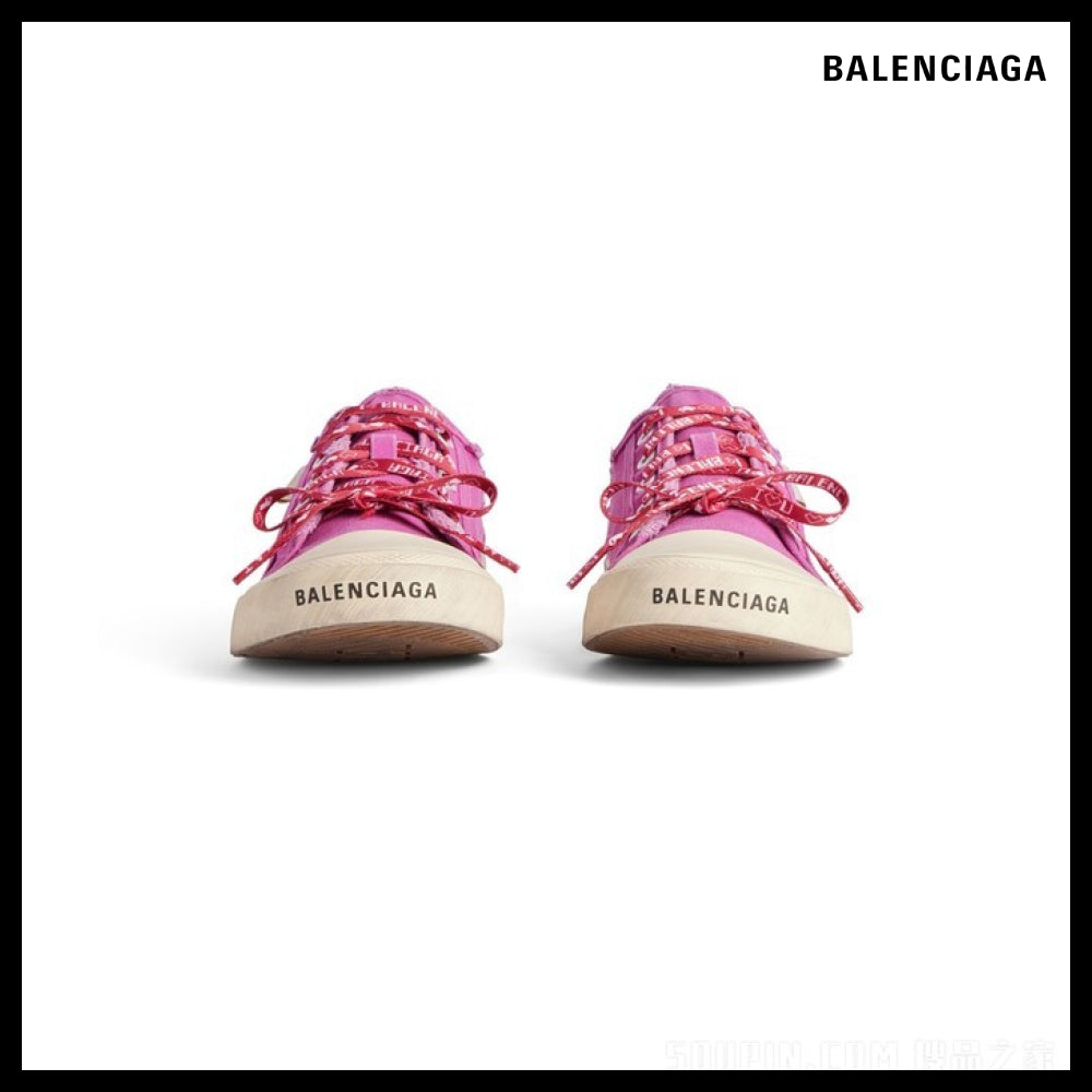 【BALENCIAGA】Paris Mule White/Pink