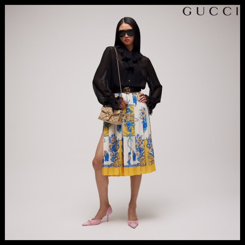 【GUCCI】GG Marmont Mini Shoulder Bag