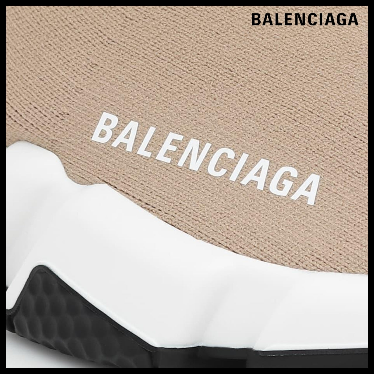【BALENCIAGA】Speed Sneaker White Beige