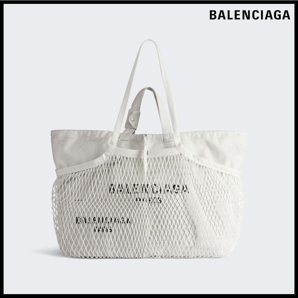 【BALENCIAGA 】24/7 L Shopping Bag White