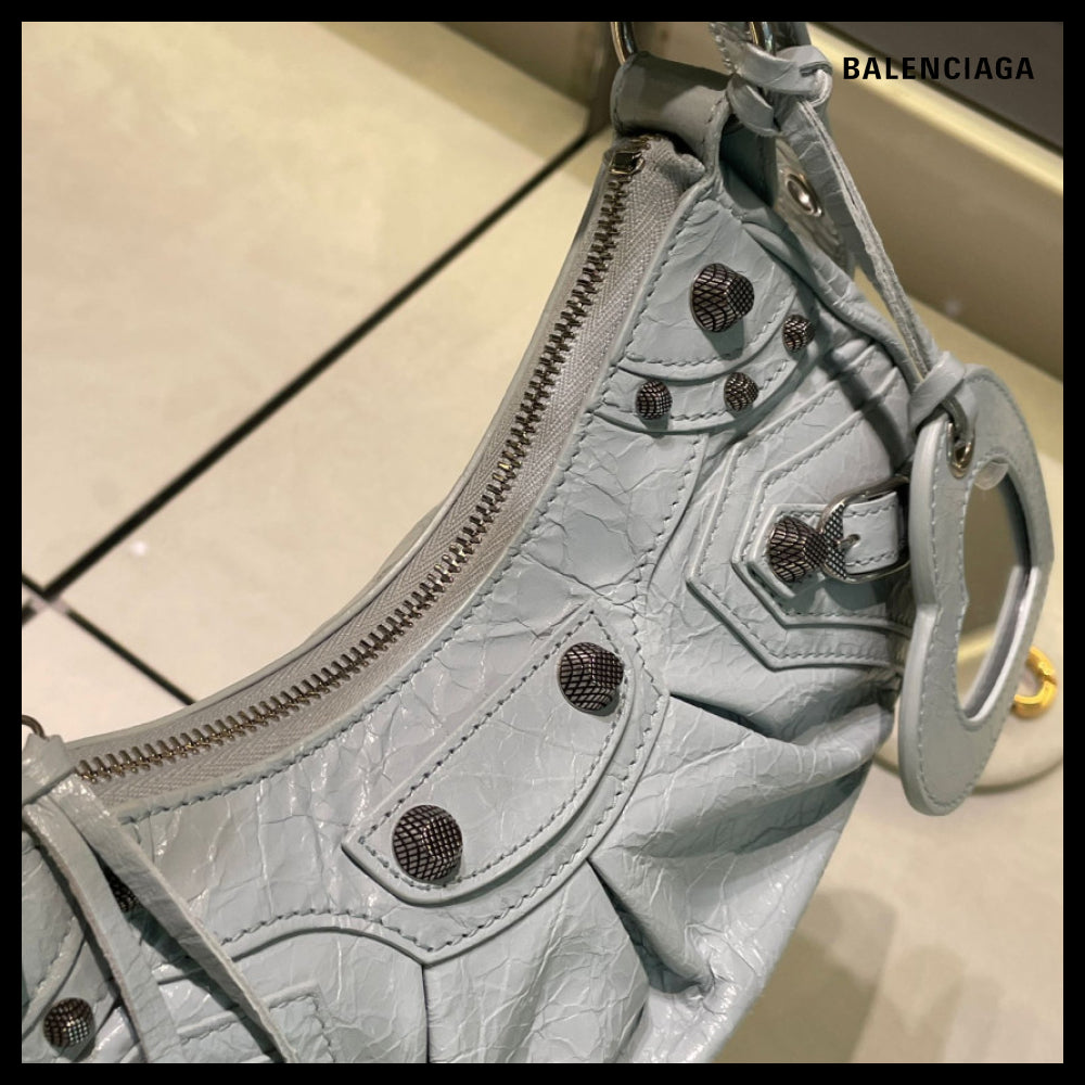 【BALENCIAGA】Le Cagole XS Shoulder Bag Aqua