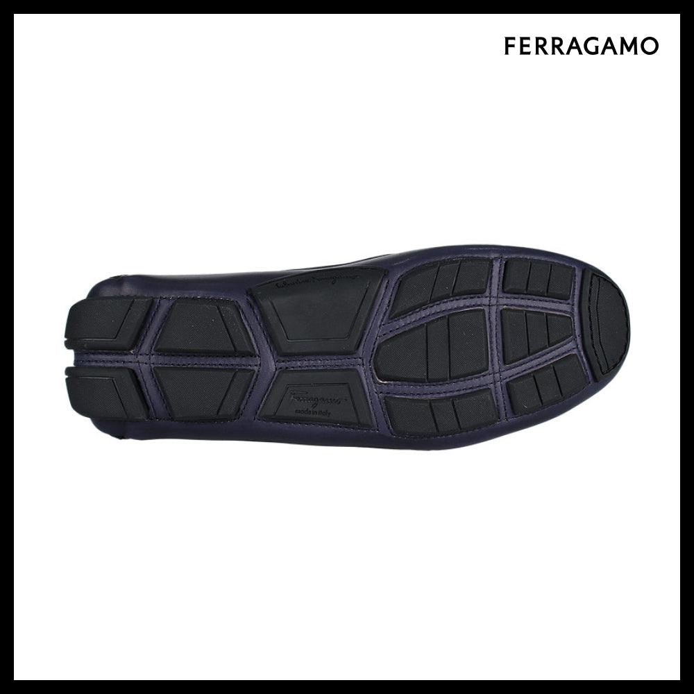 【FERRAGAMO】 Gancini Driving Loafers 0774655