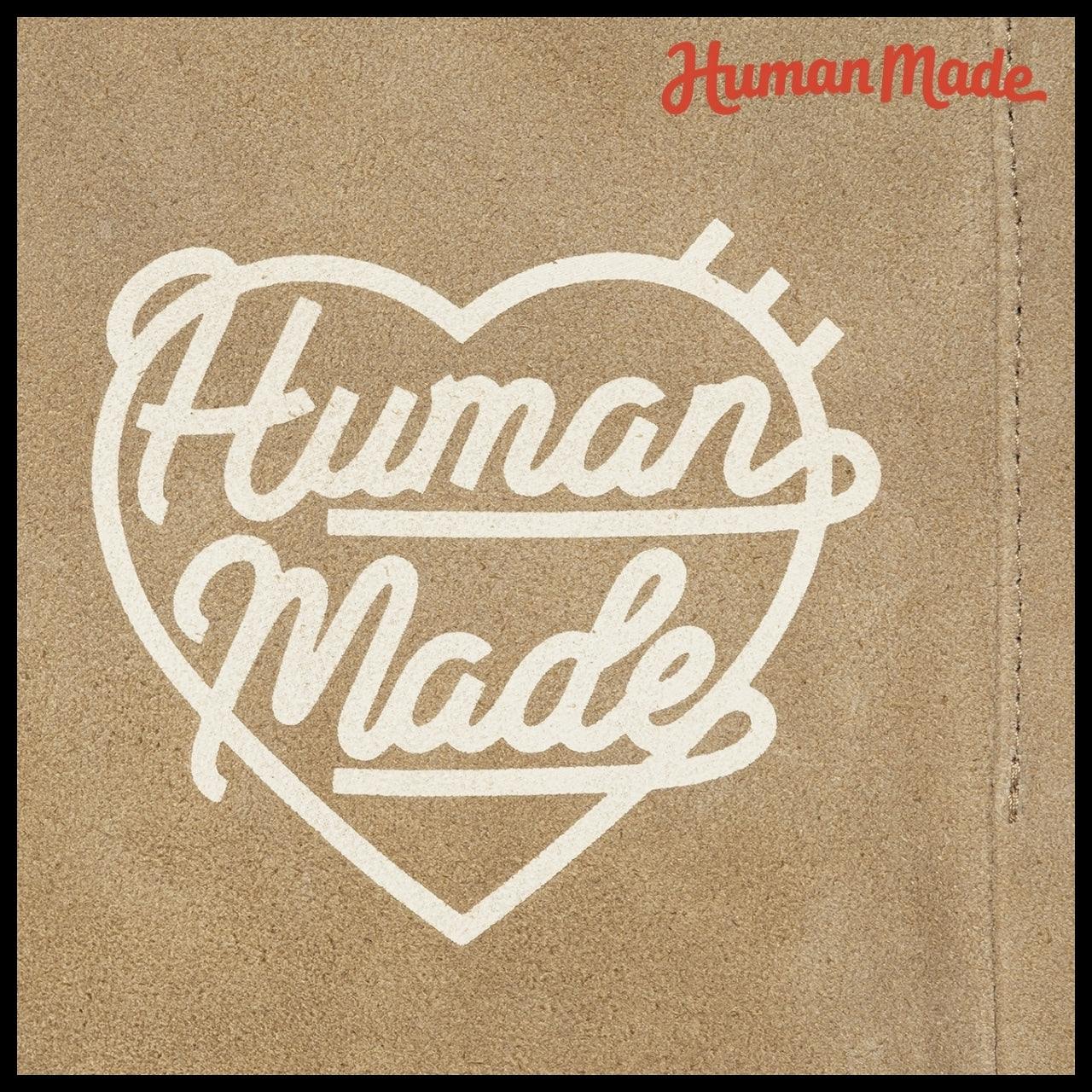 【HUMAN MADE】Suede Leather Pants
