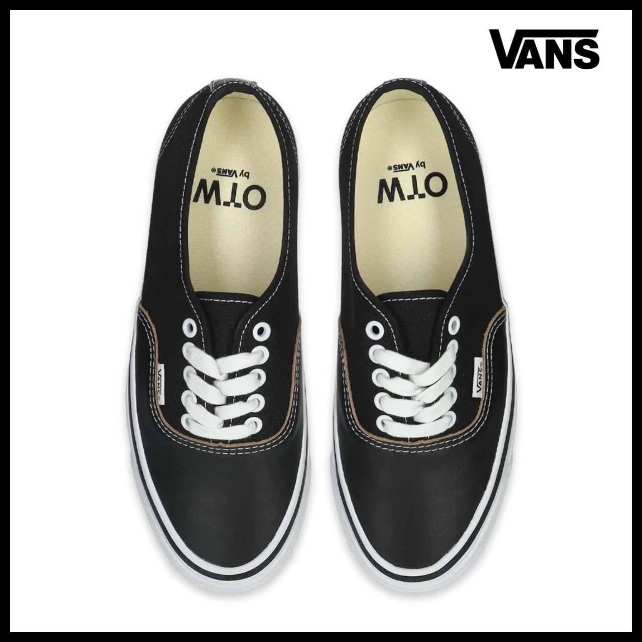 【VANS】Authentic Vibram sole sneakers black