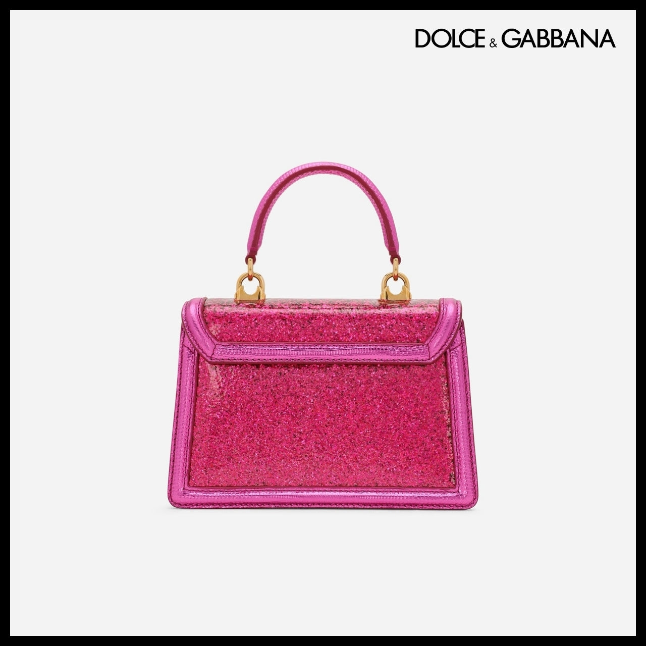 【Dolce & Gabbana】Small Devotion Top-Handle Bag Pink