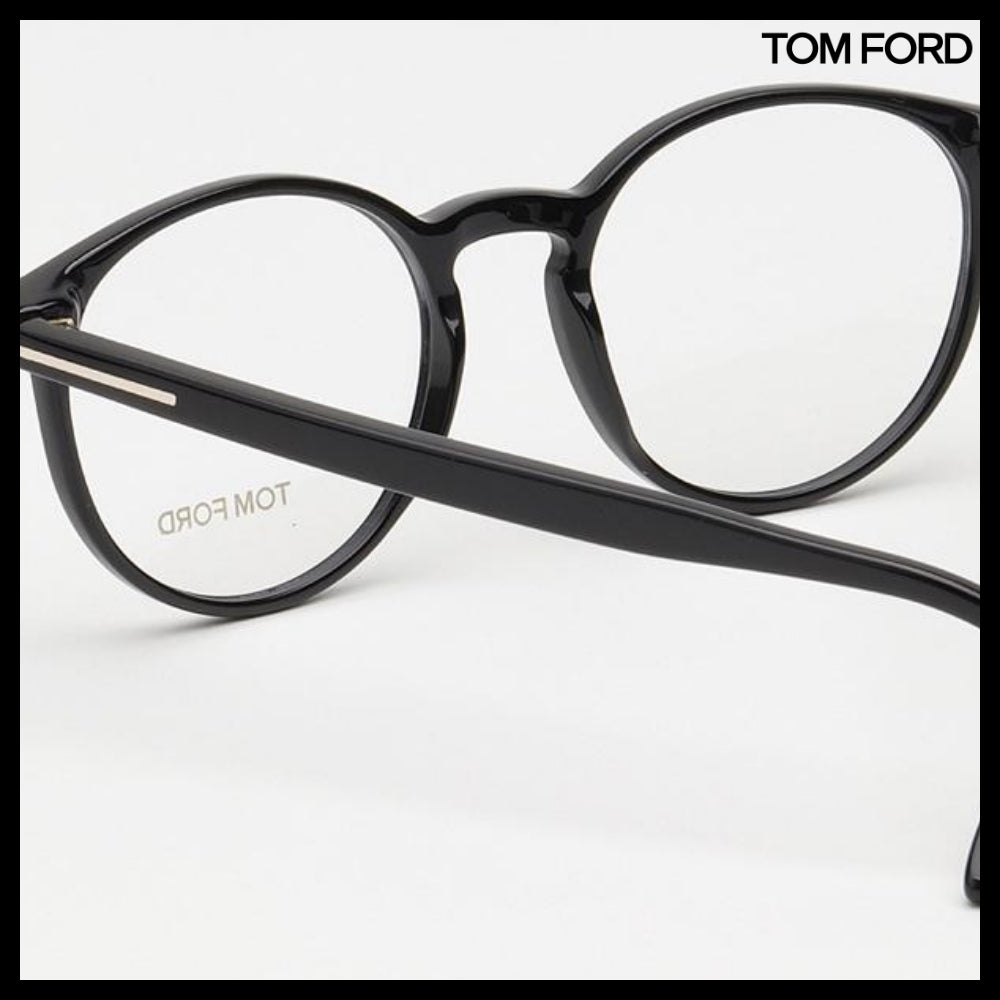 【TOM FORD】Round Horn-Rimmed Eyeglasses Unisex Daily