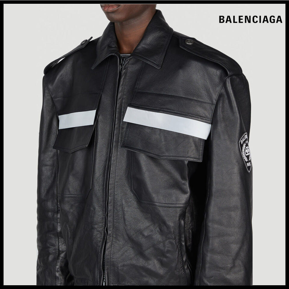 【BALENCIAGA】Paris Uniform Jacket Black