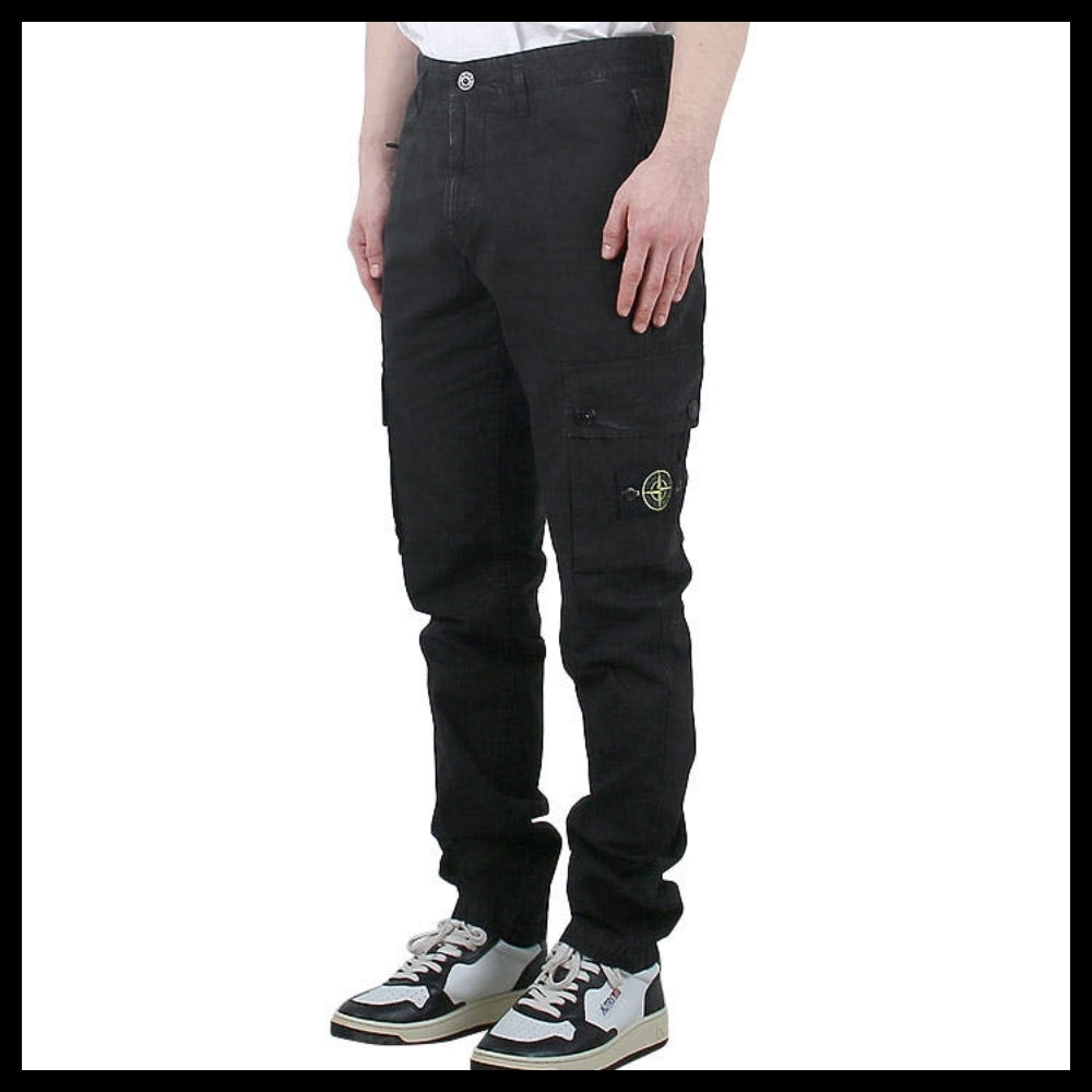 【STONE ISLAND】 Wappen Patch Cargo Pants