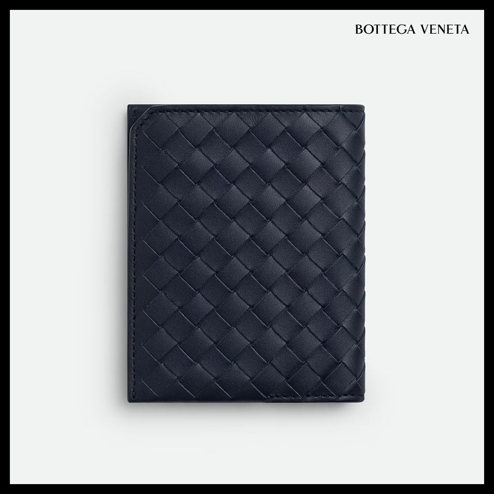 【BOTTEGA VENETA】Intrecciato Piccolo Flap Card Case