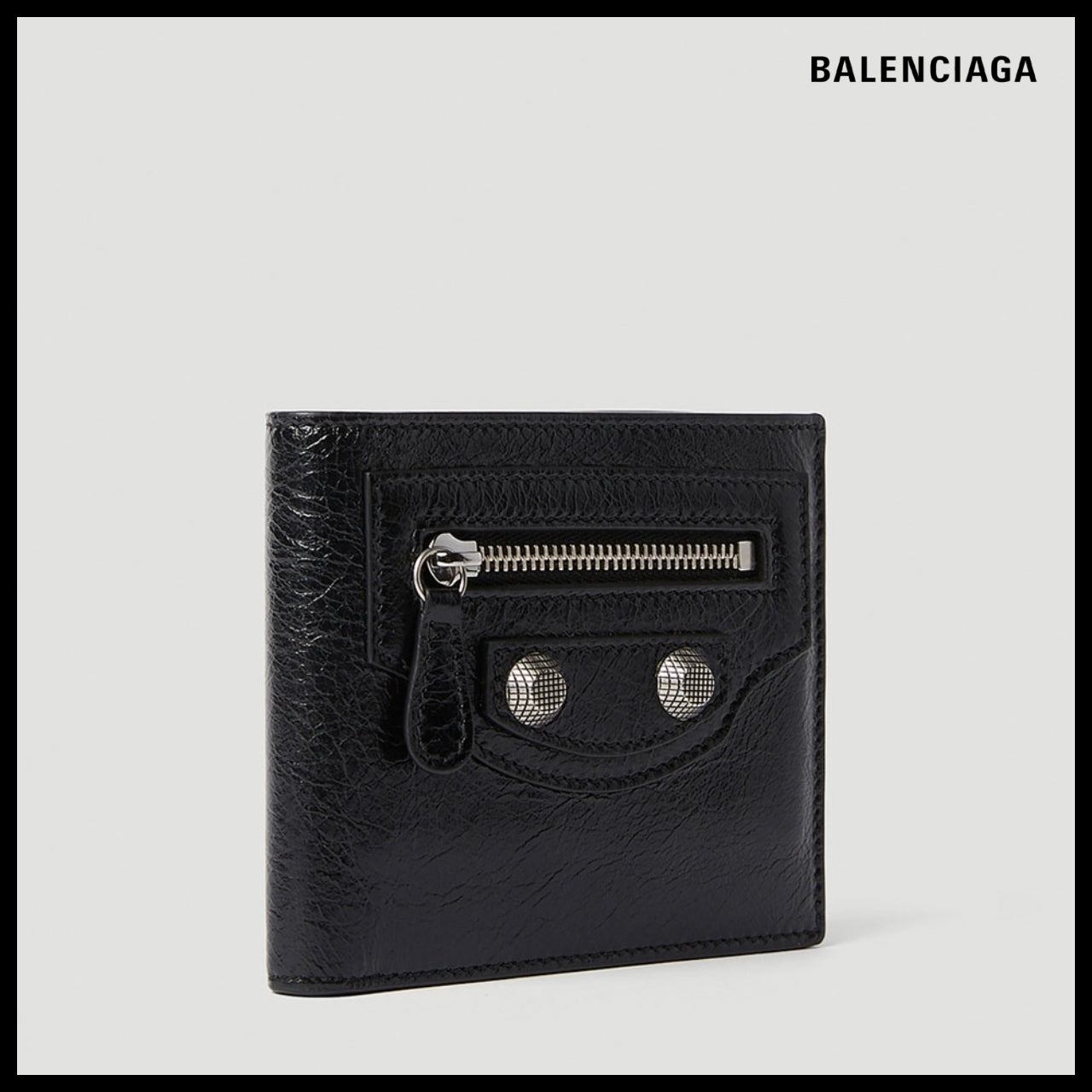 【BALENCIAGA】Le Cagole Square Folded Bi-Fold Wallet