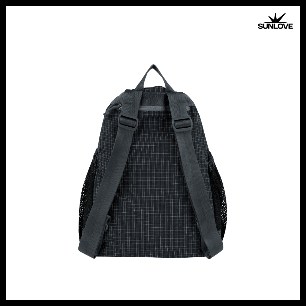 【SUNLOVE】Tourer Gym Sack Black Grid