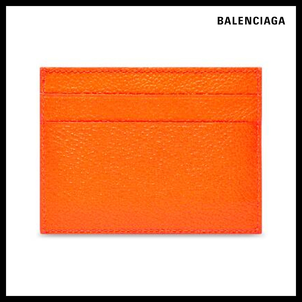【BALENCIAGA】CASH CARD HOLDER IN NEON ORANGE