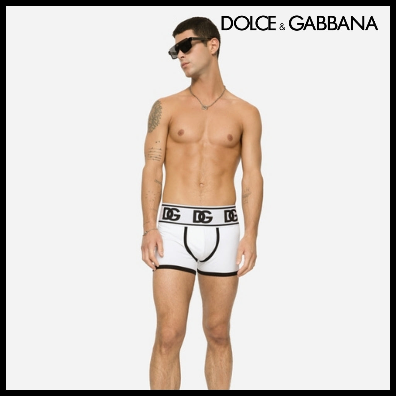 【Dolce & Gabbana】TWO-WAY STRETCH JERSEY BOXERS