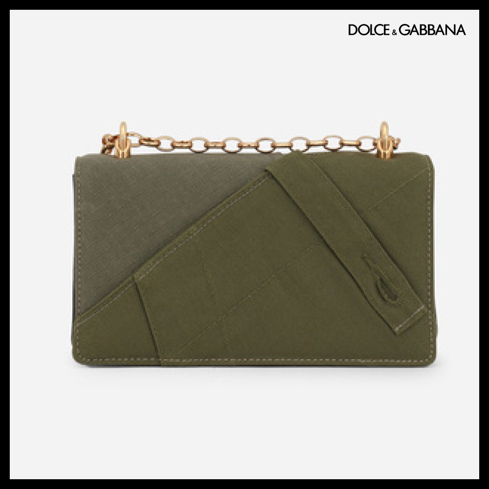 【Dolce & Gabbana】DG GIRLS PHONE BAG IN CAMOUFLAGEPATCHWORK