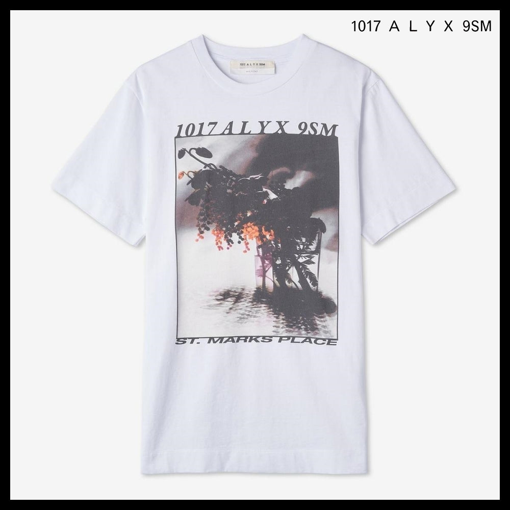 【ALYX】ロゴグラフィック プリント 半袖Tシャツ ホワイト