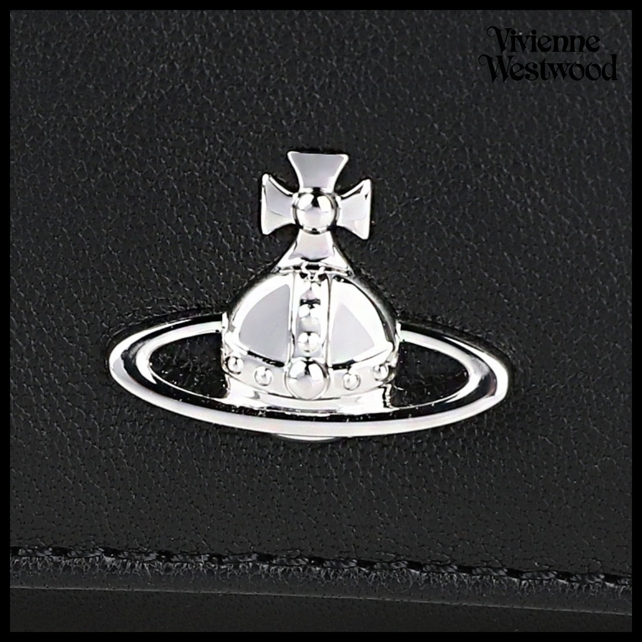 【Vivienne Westwood】Prime Small Coin Pocket Wallet Black