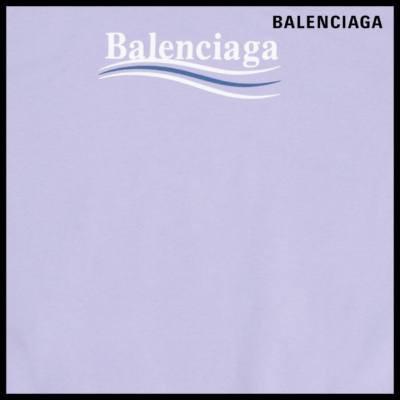 【BALENCIAGA】Political Campaign Hoodie Medium Fit Purple
